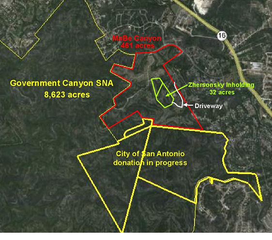 Site Map Showing Approximate Location of Access Agreements and Driveway