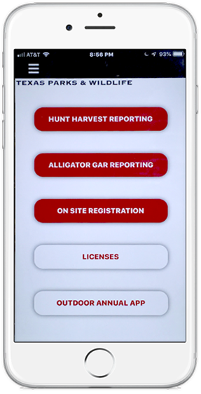 My Texas Hunt Harvest App