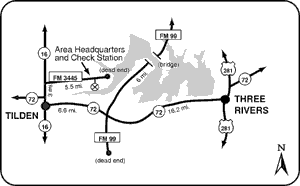 James E Daughtrey WMA Road Map