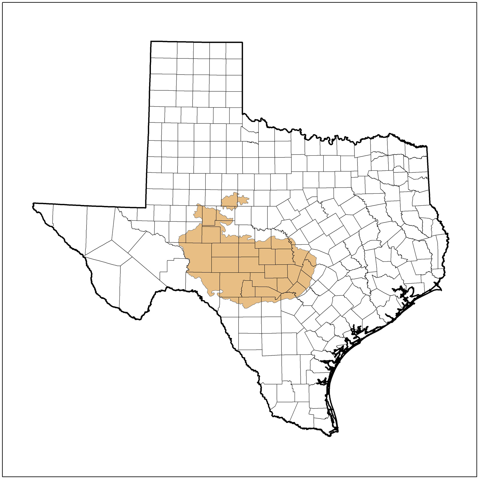 Edwards Plateau Ecoregion of Texas