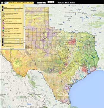 The Gilmer Mirror - New Interactive Map of the Texas Landscape