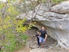 Couple Hiking at Mother Neff State Park