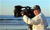 Producer Lee Smith at Sea Rim State Park Beach