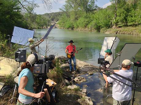Filming Kevin Fowler