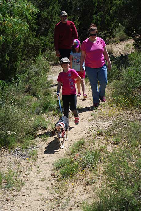 Hiking in Lake Colorado City State Park