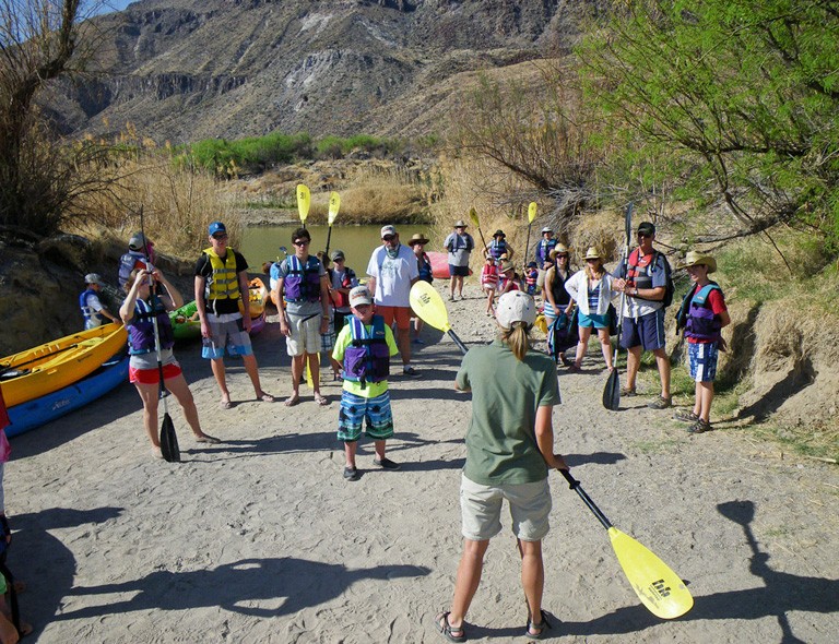 Kayaking at Big Bend Ranch Photo Kayaking at Big Bend Ranch Photo