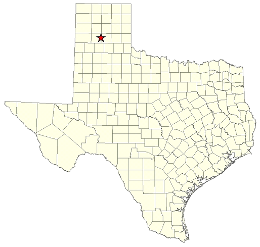 Location Map for Palo Duro Canyon State Park