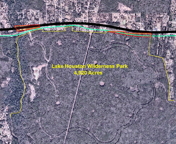 Site Map Showing Grand Parkway and Subject Land Transfer