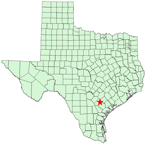 Location Map for the Government Canyon State Natural Area in Bexar County