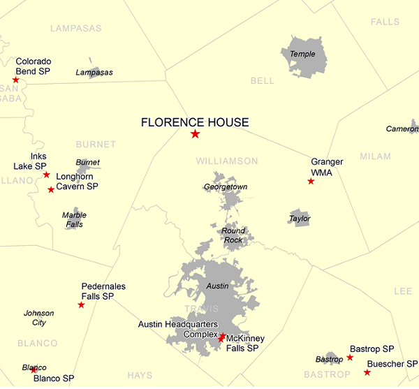 Vicinity Map for Subject Property in Florence