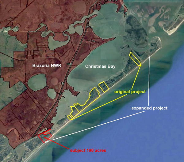 Follets Island Coastal Management Area Site Map