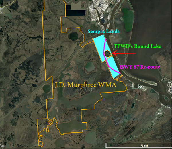 Site Map for J.D. Murphree WMA in Jefferson County