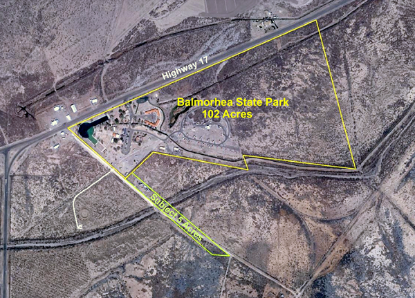 Site Map for 5-Acre Subject Donation