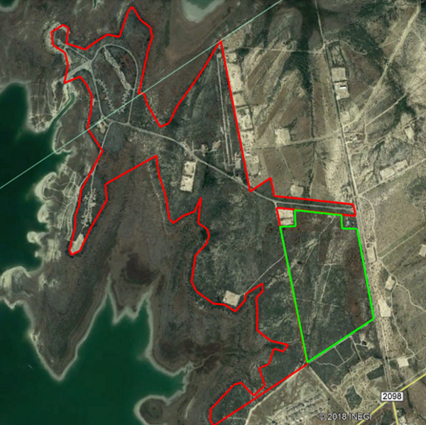 Site Map for Falcon State Park