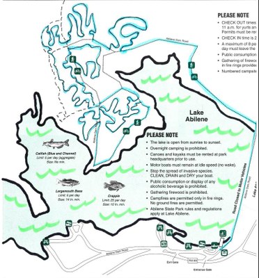 Lake Abilene Trail Run map.PNG — Texas Parks & Wildlife Department