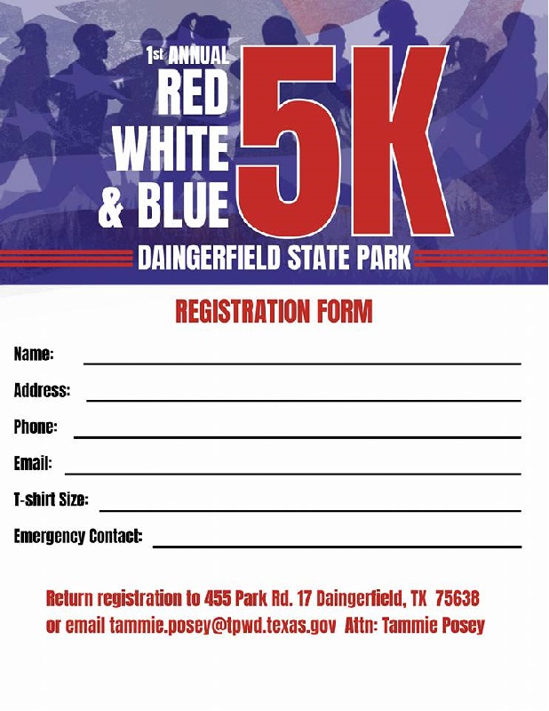 5K Registration Form