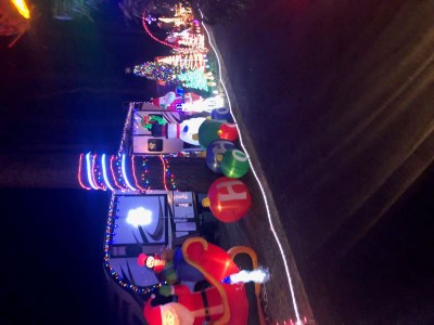 Chrsitmas Decorated Campsite 2
