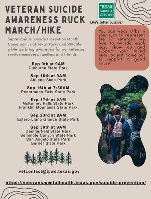 Veteran Suicide Hike Flyer
