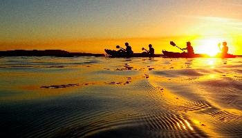 sunset paddle