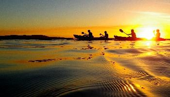 sunset paddle
