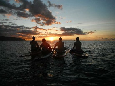 sunset paddle