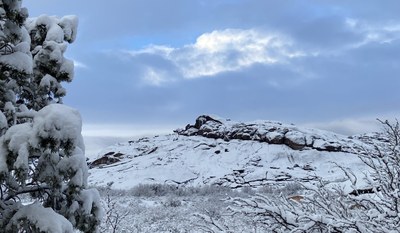 Snowy North Mountain
