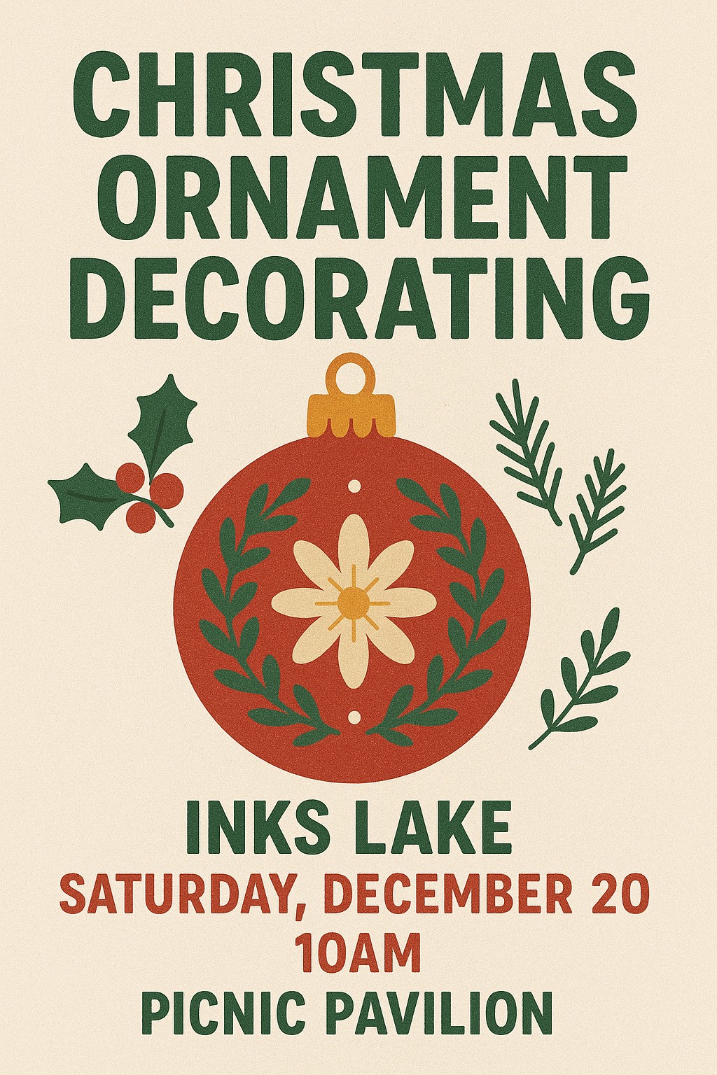 Ornament decorating Dec. 2025 