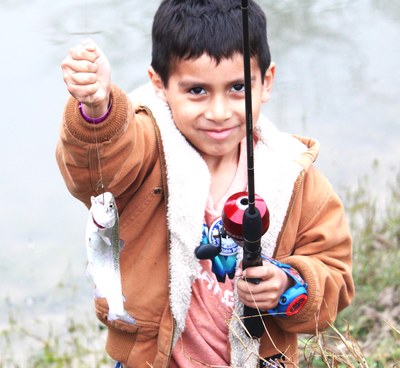 Kid with Fish