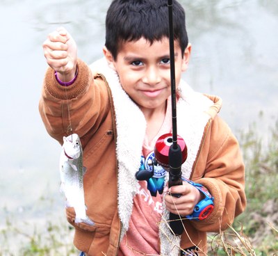 Kid with Fish