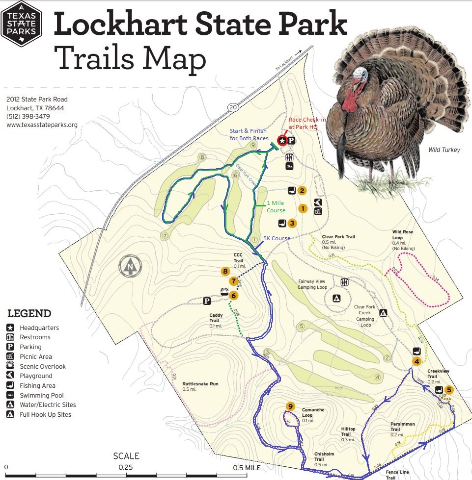 Turkey Trot Course Map
