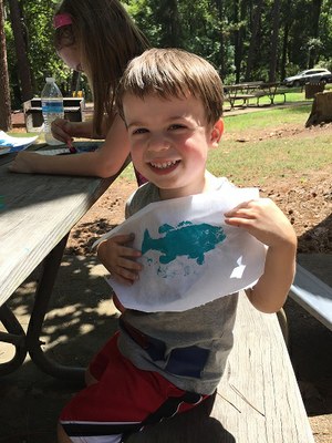 Gyotaku Art in the Park