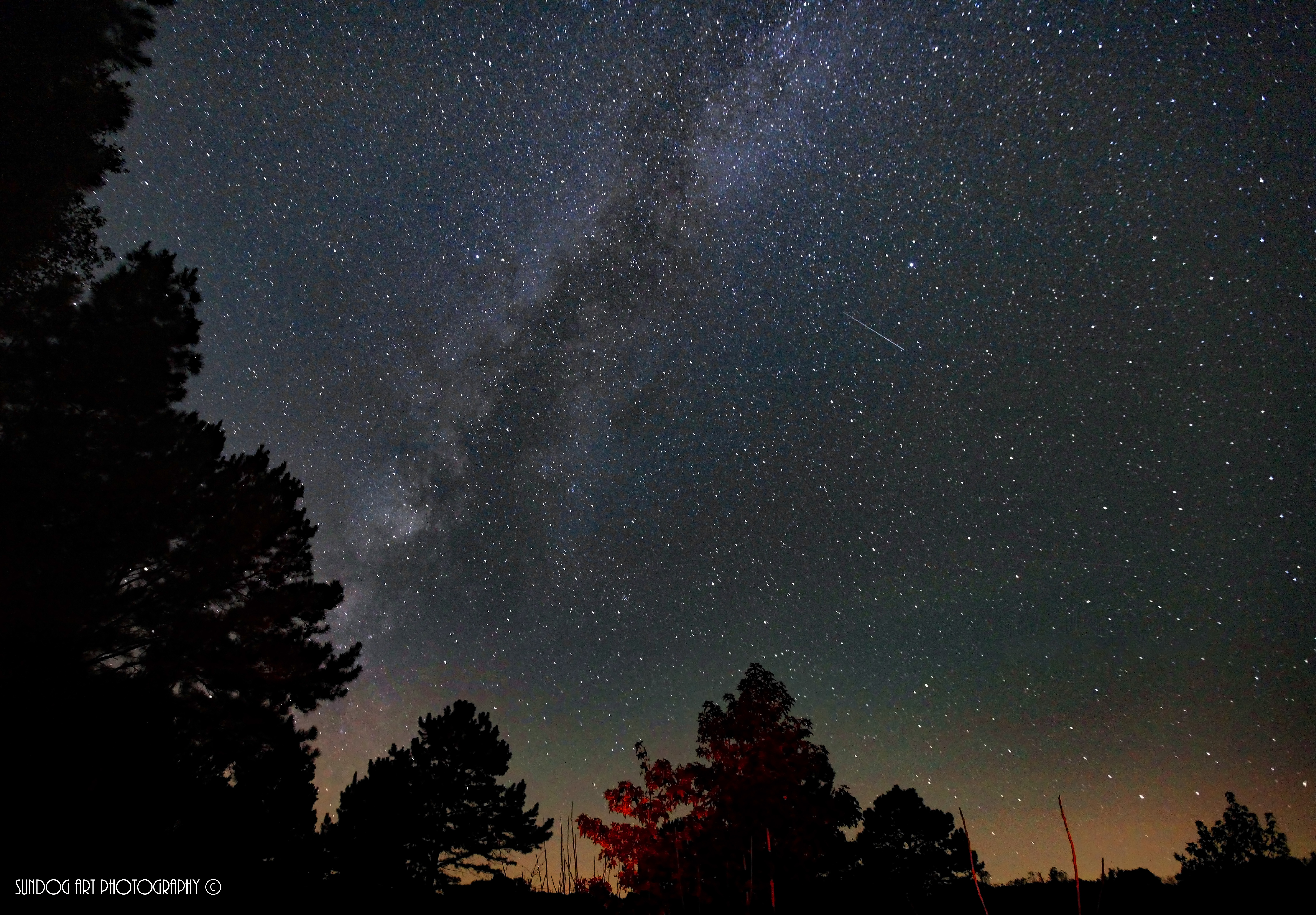 Milky Way above the El Camino Real