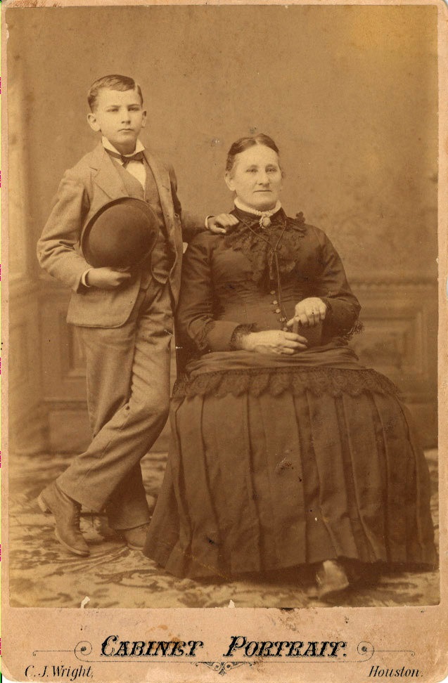 Pat Neff with his mother, Isabella Neff