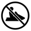 crossed out jet ski icon