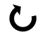 semicircular arrow icon