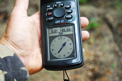 handheld GPS unit