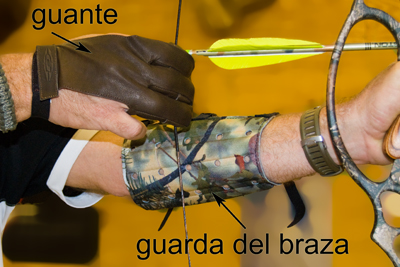 archery glove and armband