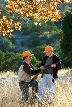 Child and Father hunting