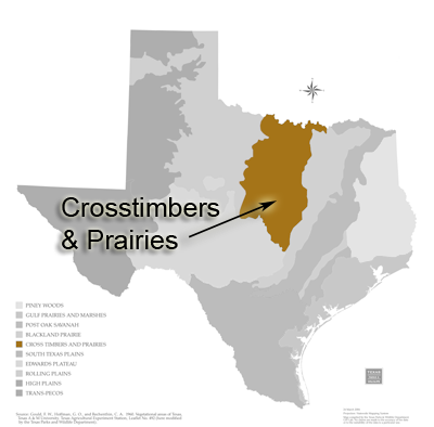 Crosstimbers map