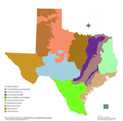 Eco Regions Map