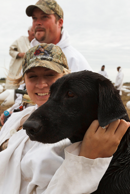 Goose hunting dog