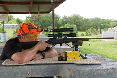 Rifle firing