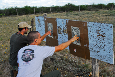 checking patterns on target