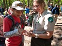 Park Ranger with Boy