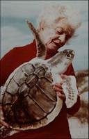 Ila Loetscher with Turtle 2 Ila Loetscher with Turtle 2