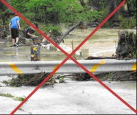 Kids Playing in Flood