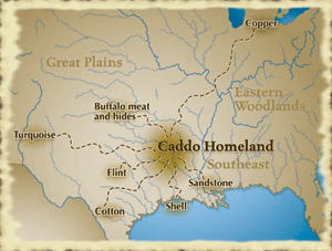 Map of the Caddo Homeland 
