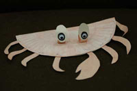 Paper Plate Fiddler Crab