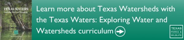 Ad for learning more about Texas Waters curriculum