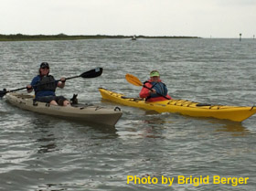 Paddlers on Port O'Connor Paddling Trail